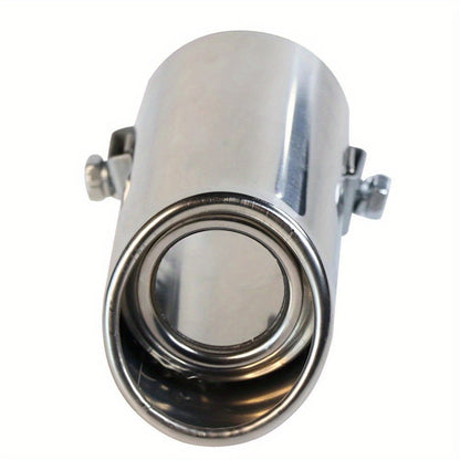 Exhaust Pipe Tip Car Auto Muffler Steel Stainless Trim Tail Tube Auto Replacement Parts Exhaust Systems Mufflers Vehicle
