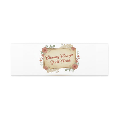 Love Letter Collage Canvas, Vintage Letter Art, Wax Seal Romance Print