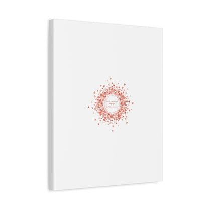 Tiny Heart Confetti Canvas | Matte Stretched Wall Art