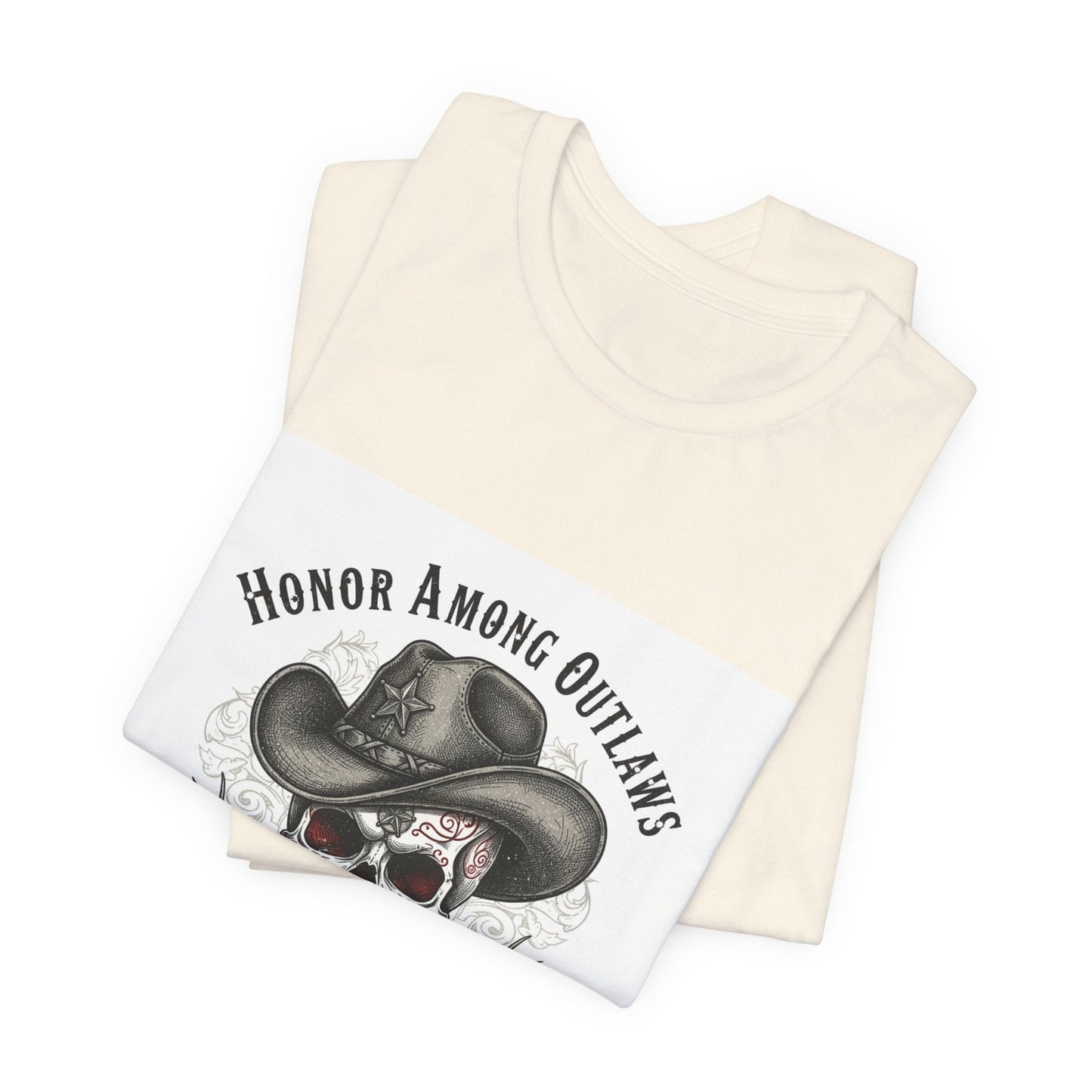 Western Skull Art Tee | cowboy horror shirt, gothic Americana