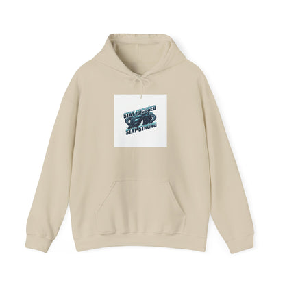 Stay Strong Winter Grind Hoodie | gym motivation hoodie, sweat through winter