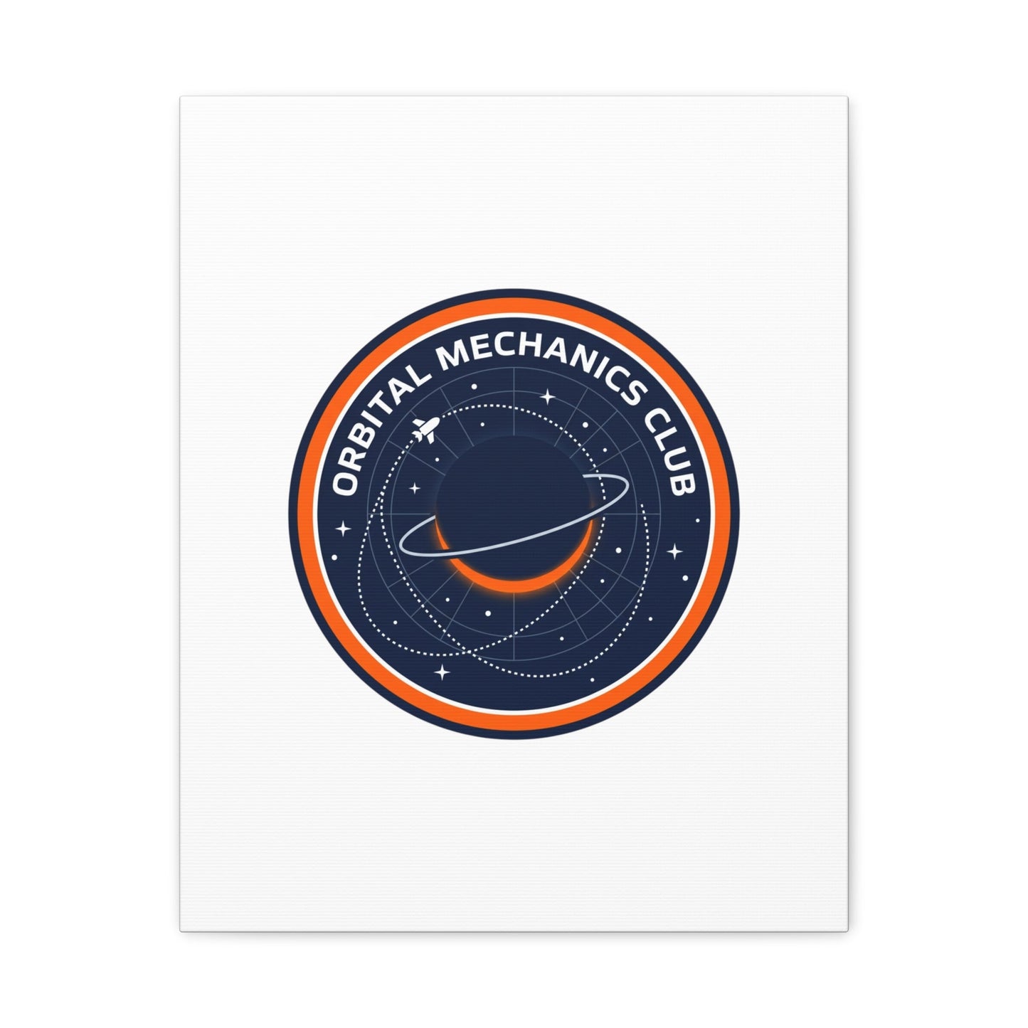 Orbital Mechanics Club Canvas | mission patch, space science