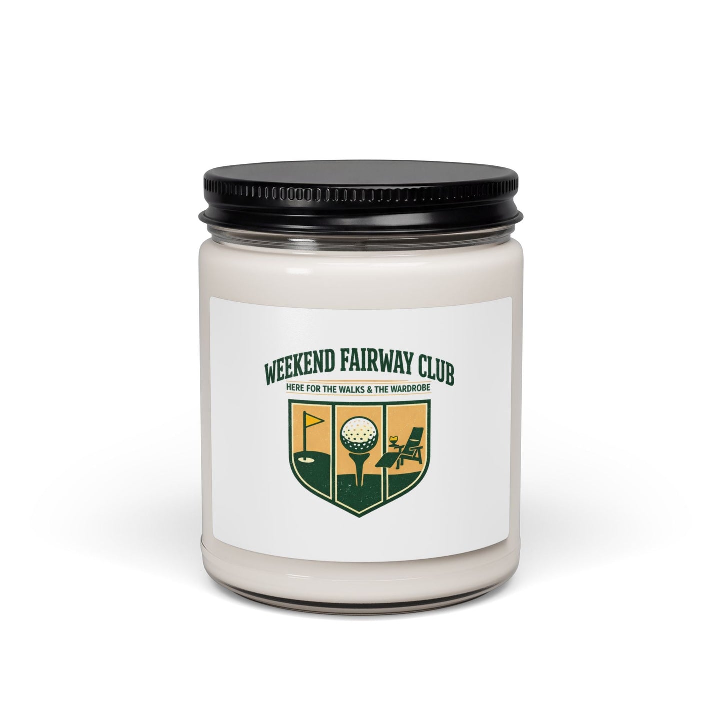 Weekend Fairway Club Candle – Golf Soy Candle, 9oz | Clubhouse Edition