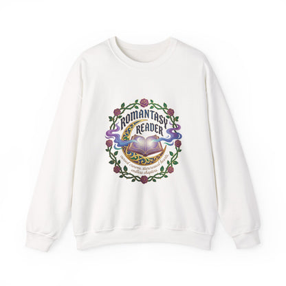 Romantasy Reader Crewneck Sweatshirt | romantasy, book lover