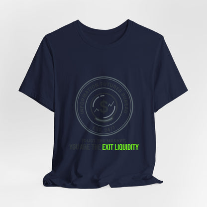 Exit Liquidity Tee | insider trading satire, prediction markets, finance humor