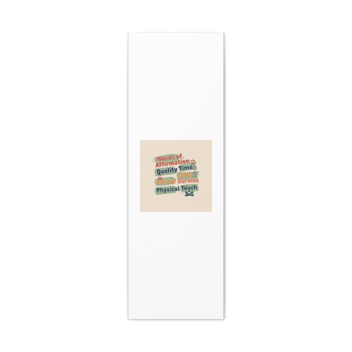 Love Languages List Matte Canvas Wall Art | love language meme, relationship humor