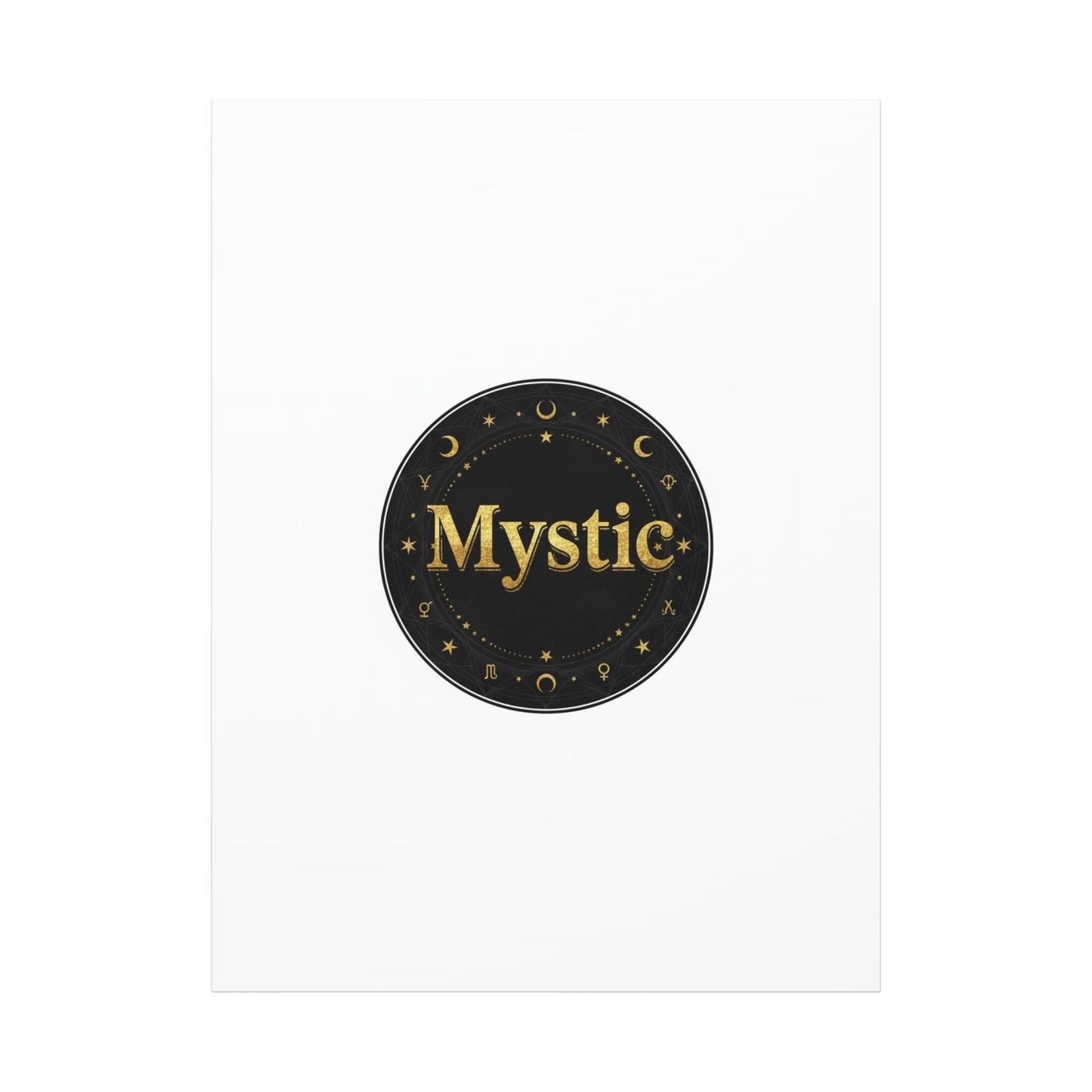 Mystic Circle tarot poster | occult type, esoteric print