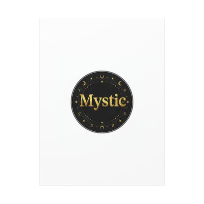 Mystic Circle tarot poster | occult type, esoteric print