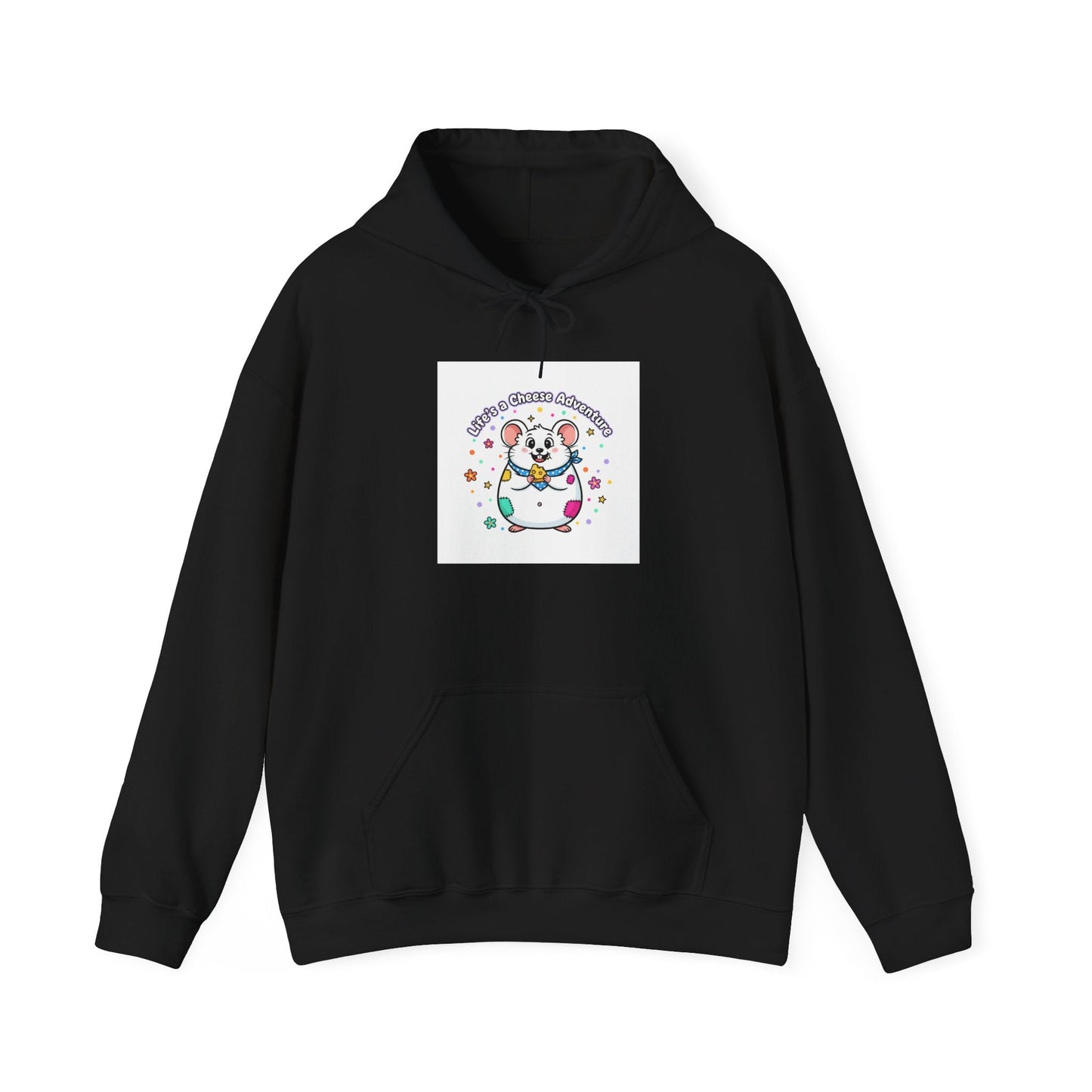 Cheeky Rodent Pride Hoodie | Rodent-Core rat art print, quirky animal design
