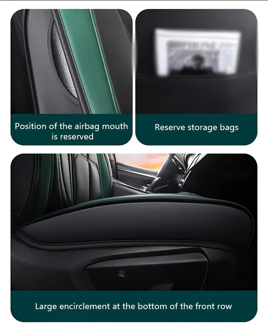 Faux Leather Universal Seat Covers Driver & Passenger Seats