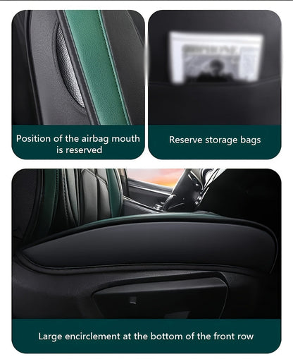 Faux Leather Universal Seat Covers Driver & Passenger Seats