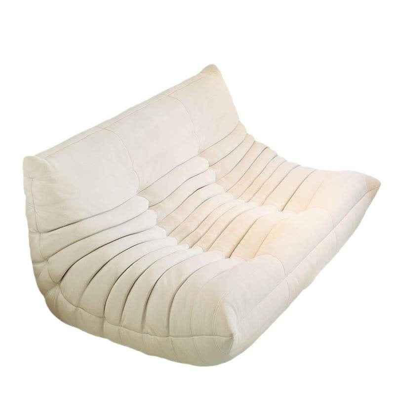 Tatami Single-seat Living Room Sofa Chair With Cat-proof Stain-resistant Leather