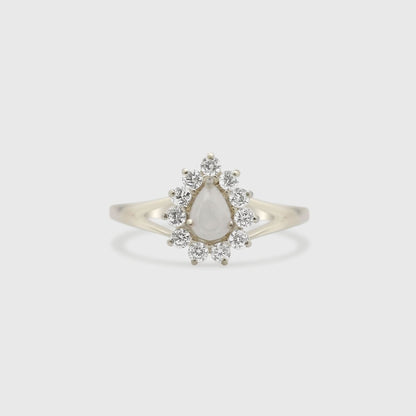 Gem Teardrop Ring