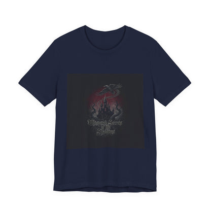 Medieval Castle Emblem Tee | Castlecore Gothic Blackletter T‑Shirt