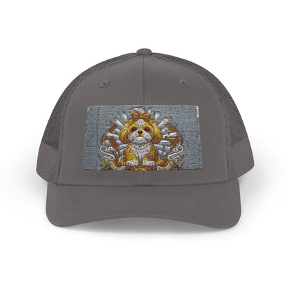 Trucker Cap —  Funny Dog Patch Snapback