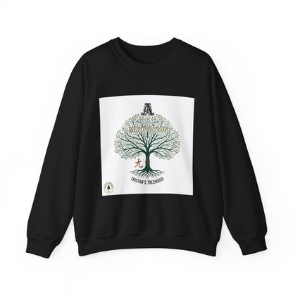 Handwritten Tree Doodle Sweatshirt | sketch aesthetic, handwritten message