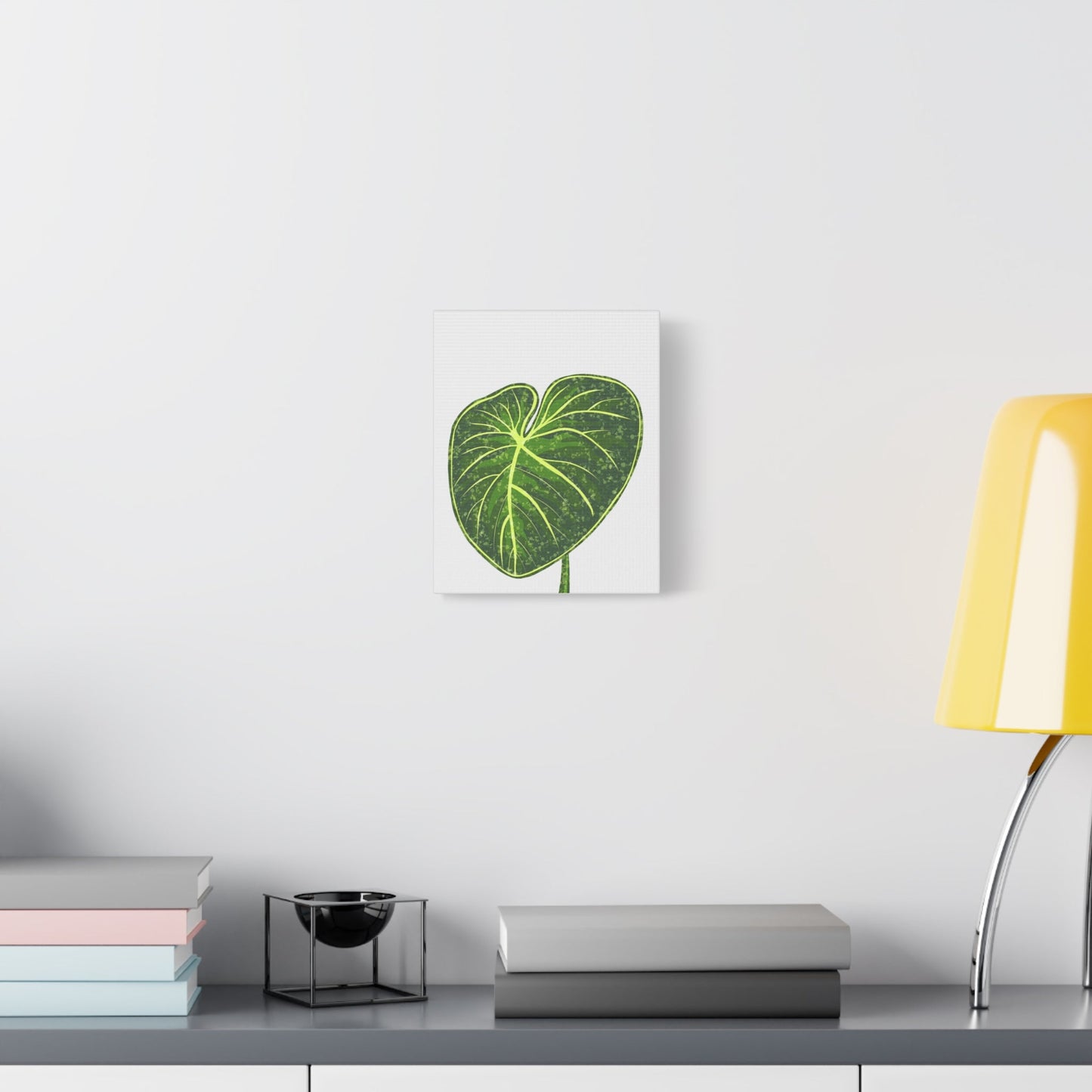 Philodendron Gloriosum Canvas Print – Botanical Wall Art