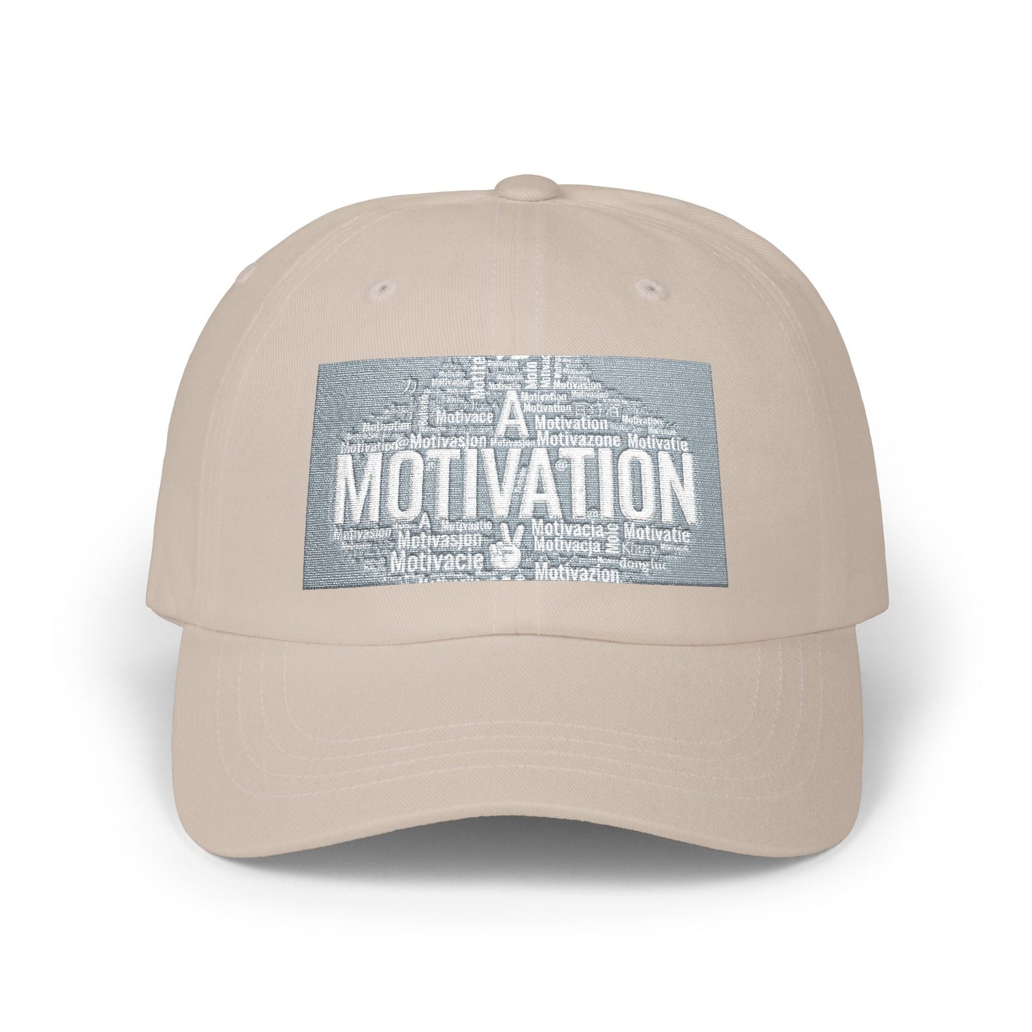 Motivation Is a Universal Language Dad Cap — Classic Embroidered Baseball Hat