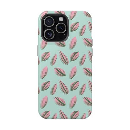 Tradescantia Nanouk Pattern Phone Case – Dual Layer Protective Cover