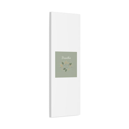 Breathe Mountain Line Canvas | Nature Symbols, Minimal Forest Wall Art