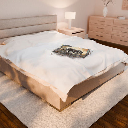 Perfectly Imperfect Cassette Glitch Blanket | Analog Error, VHS Static Nostalgia