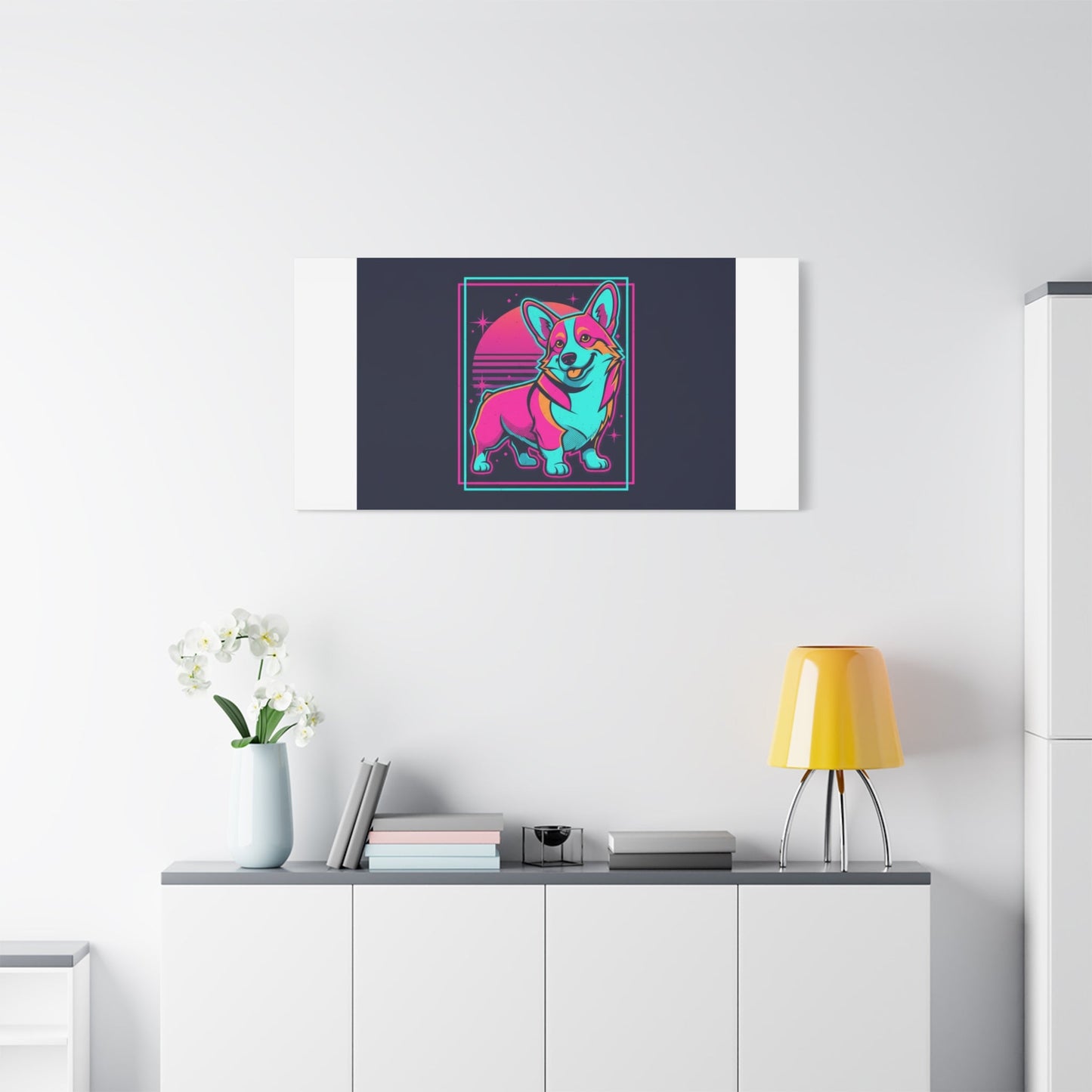 Platonic Love Corgi Canvas | Friendship Valentine, Galentine’s Wall Art