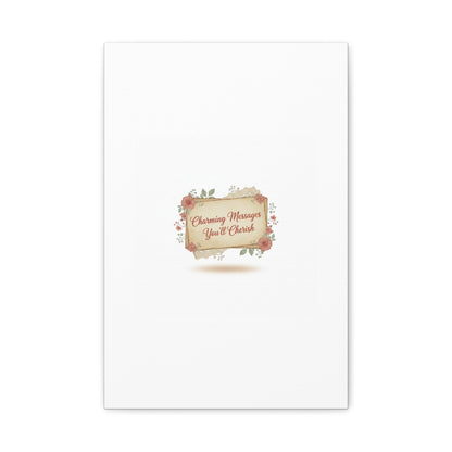 Love Letter Collage Canvas, Vintage Letter Art, Wax Seal Romance Print