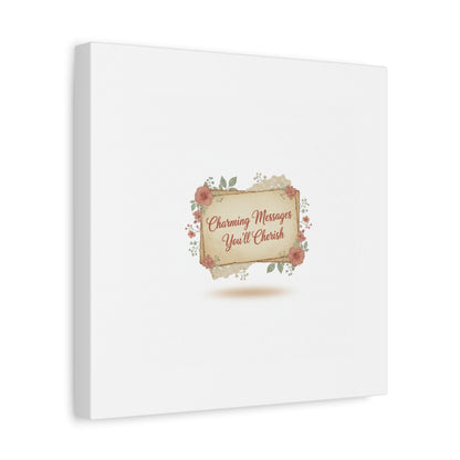 Love Letter Collage Canvas, Vintage Letter Art, Wax Seal Romance Print