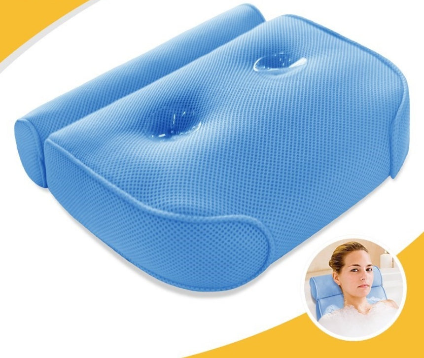 Bathtub pillow pillow cushion pillow pillow massage bathtub pillow with suction cup anti-skid bath cushion head