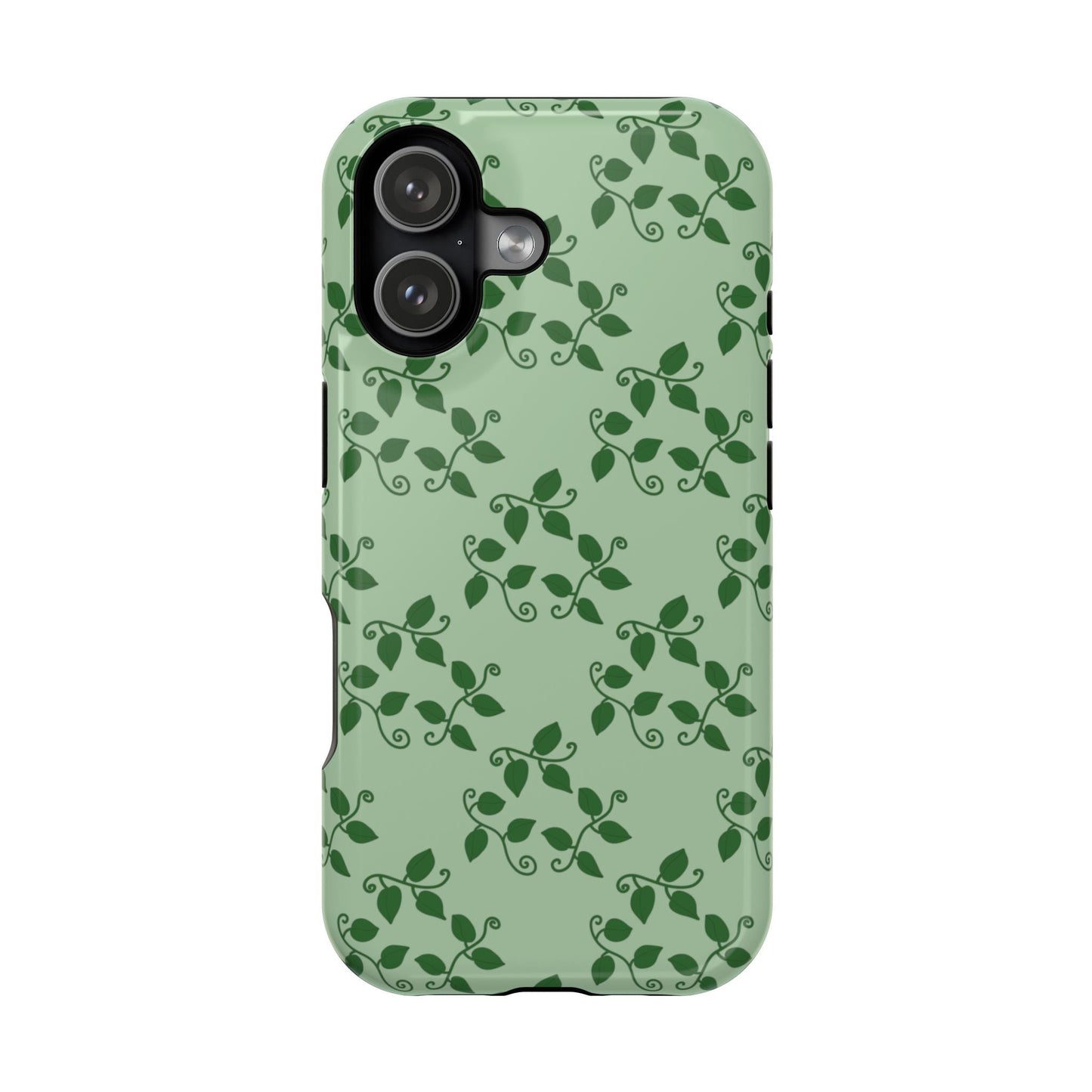 Pothos Pattern Phone Case – Dual Layer Protective Cover