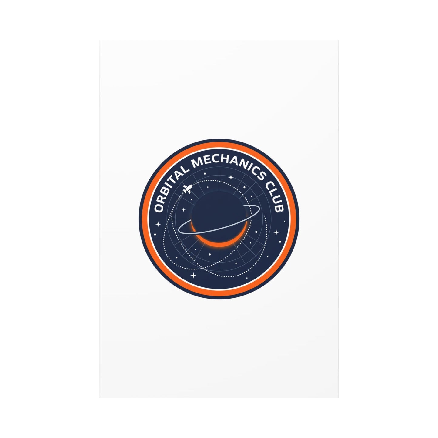 Orbital Mechanics Club Canvas | mission patch, space science