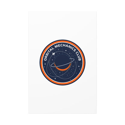 Orbital Mechanics Club Canvas | mission patch, space science