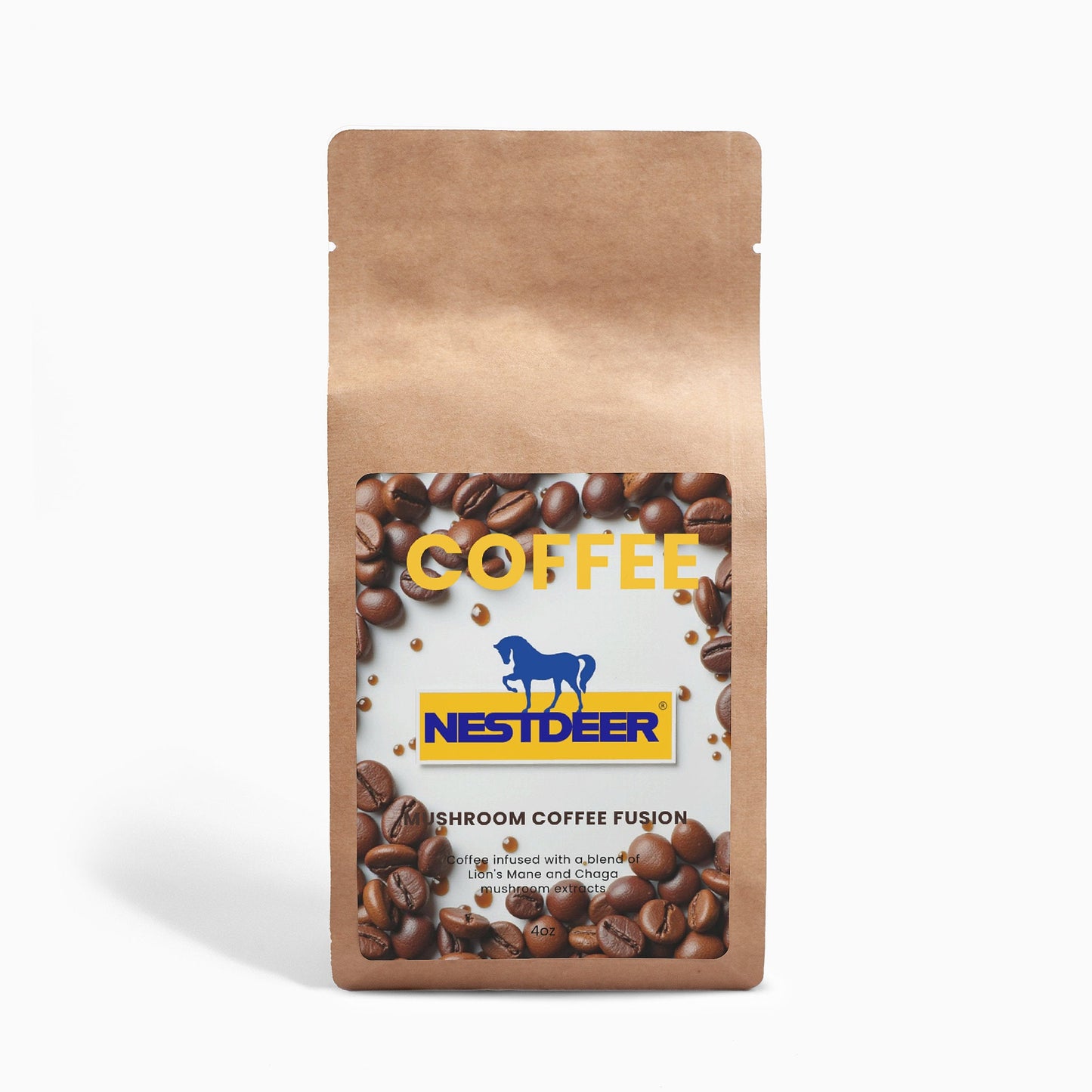 Mushroom Coffee Fusion - Lion’s Mane & Chaga 4oz