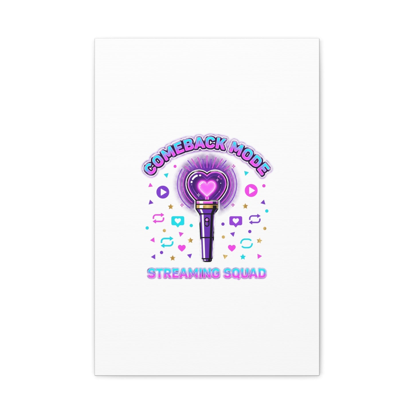Comeback Mode Lightstick Canvas | K-pop Comeback, Streaming Squad