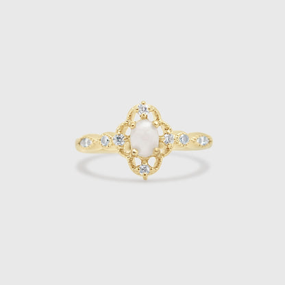 Vintage Lace Oval Ring