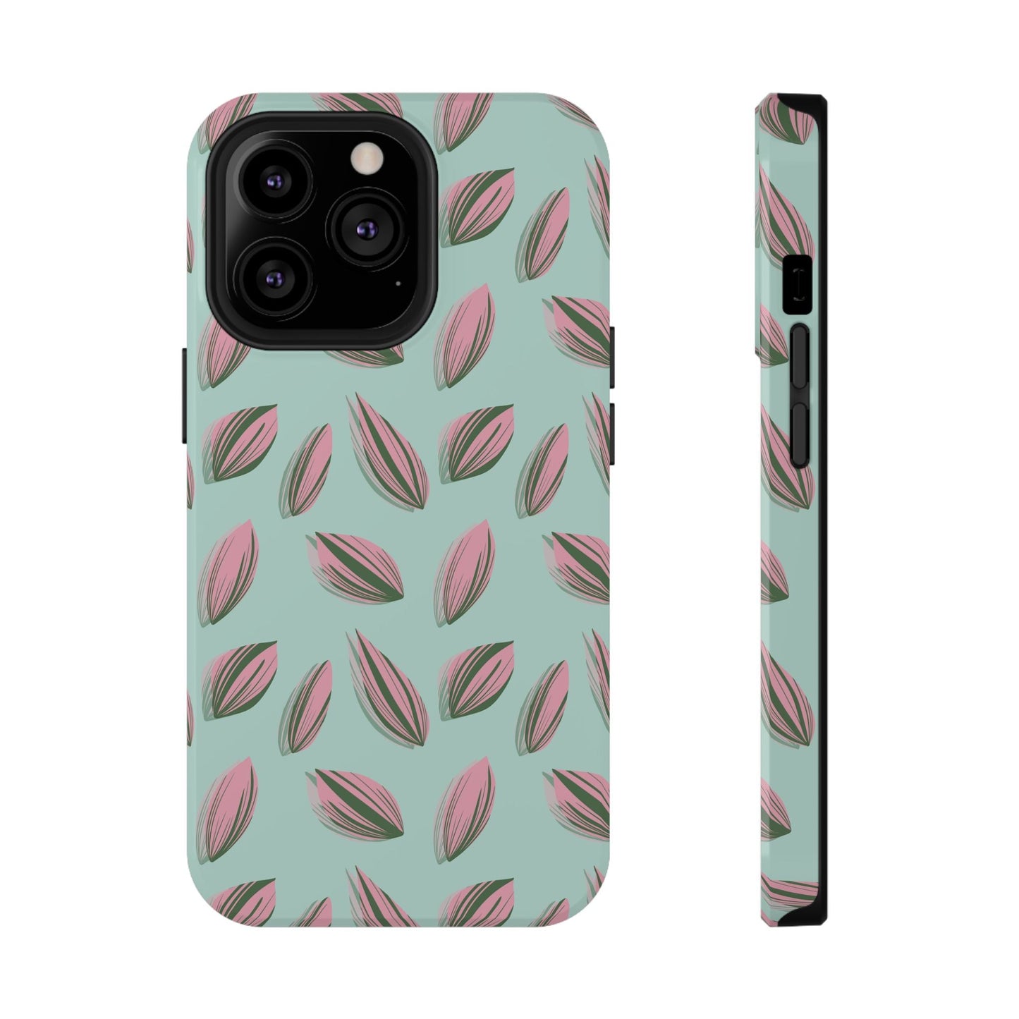Tradescantia Nanouk Pattern Phone Case – Dual Layer Protective Cover