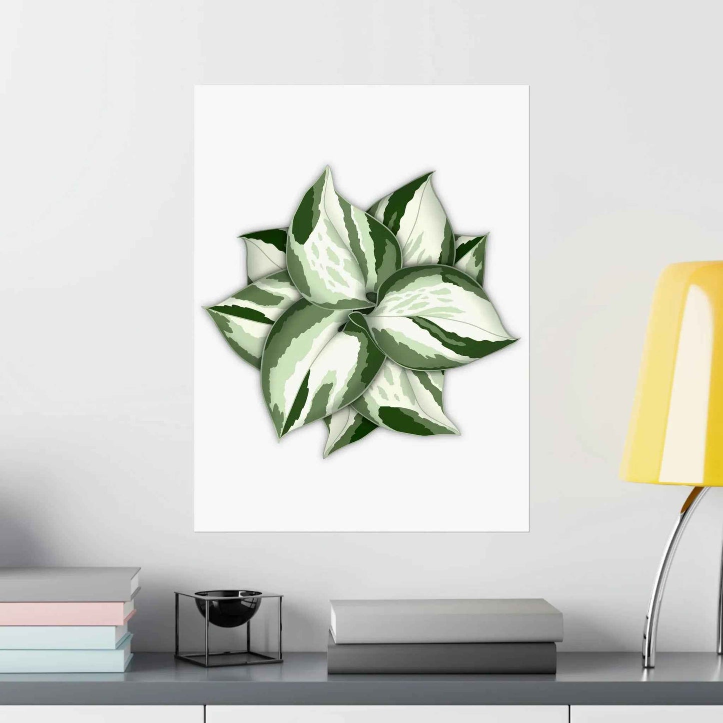 Manjula Pothos Botanical Print – Unframed Wall Art