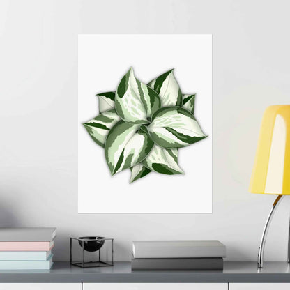 Manjula Pothos Botanical Print – Unframed Wall Art