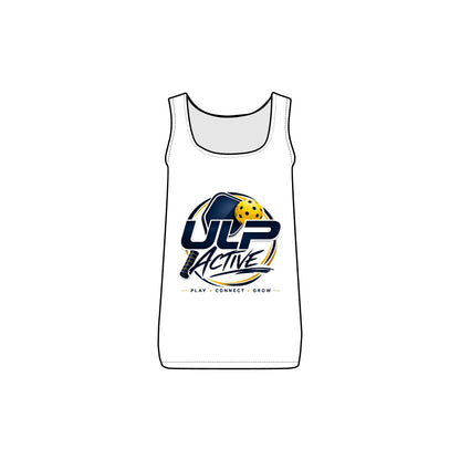 ULP Active Women’s Tank Top – Pickleball Logo Athletic Rib Tank