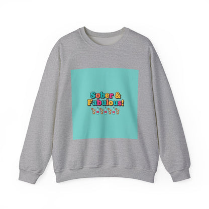 Sober & Fabulous Crewneck Sweatshirt, Dry January, Mocktail Trend