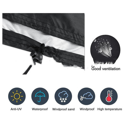 Round grill waterproof cover