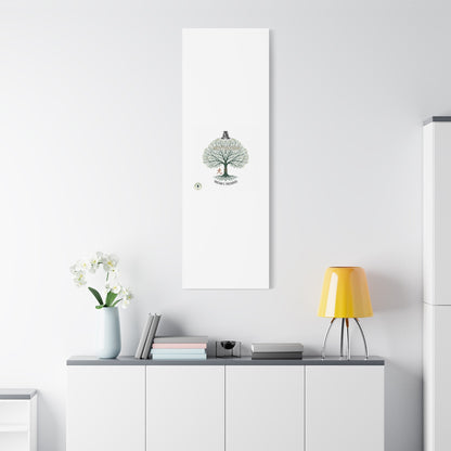 Handwritten Doodle Tree Canvas | Matte Stretched Wall Art