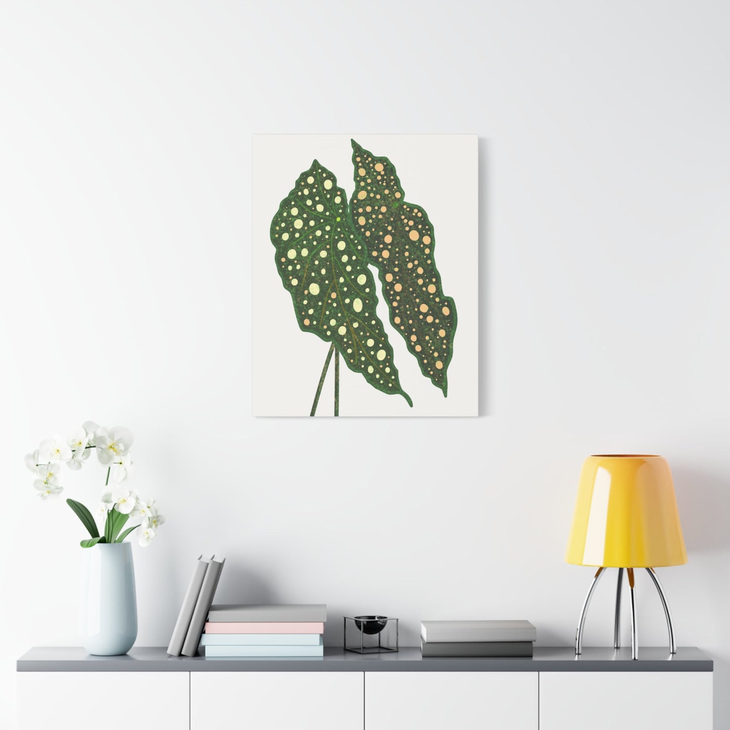 Begonia Maculata Canvas Print – Botanical Wall Art