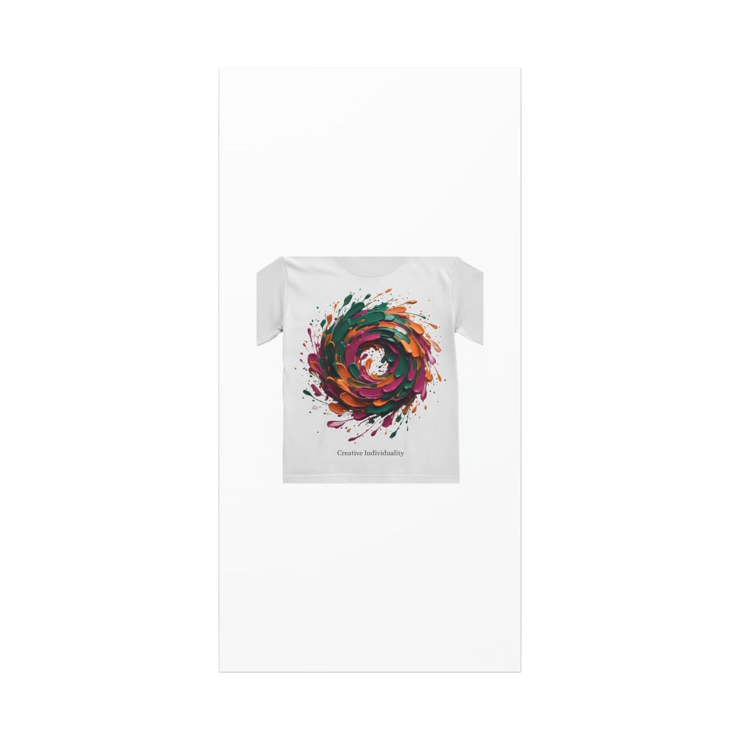 Painterly Abstract Floral Swirl Canvas | Matte Stretched Canvas