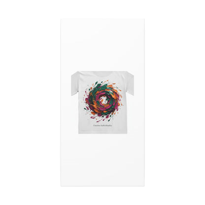 Painterly Abstract Floral Swirl Canvas | Matte Stretched Canvas