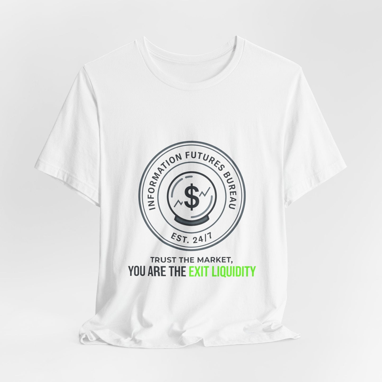 Exit Liquidity Tee | insider trading satire, prediction markets, finance humor