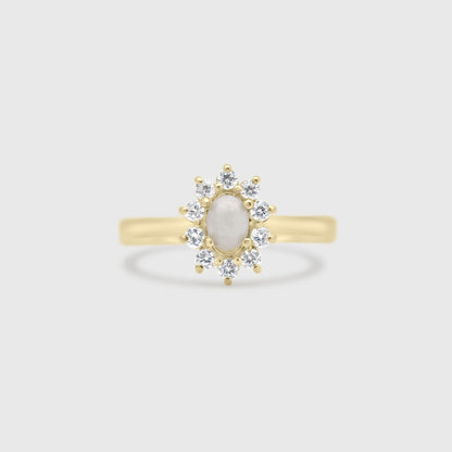 Halo Gem Ring