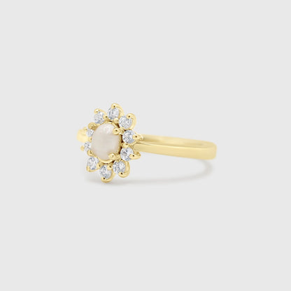 Halo Gem Ring