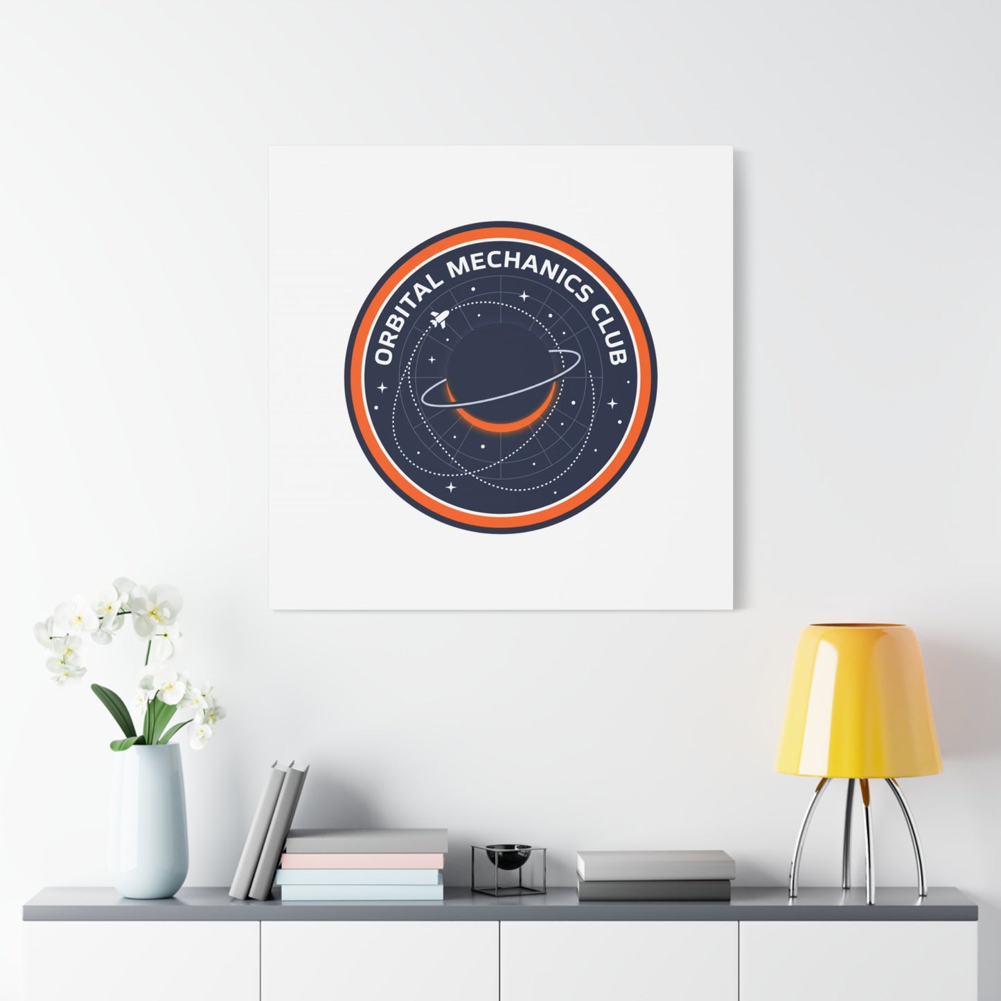 Orbital Mechanics Club Canvas | mission patch, space science