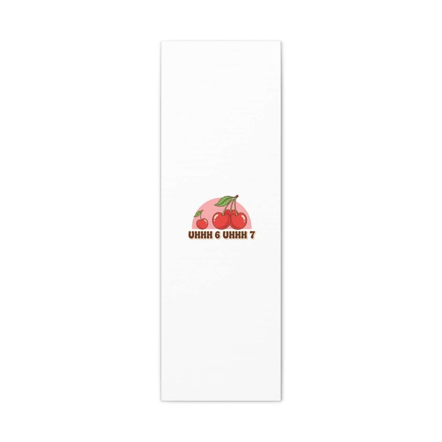 Six Severn Cherry Retro Graphic Canvas | kawaii fruit print, vintage cherry design